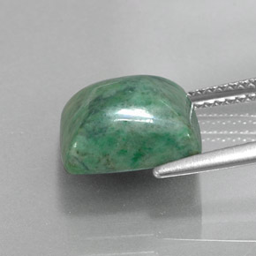 6.10캐럿 천연 그린 마우싯싯, 바게트, 11.1×10 mm, 불투명체