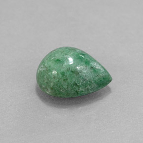3.25캐럿 천연 그린 마우싯싯, 배 모양, 10.9×8.1 mm, 불투명체