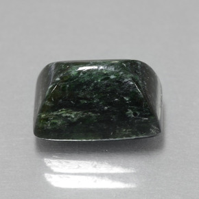 6.22캐럿 천연 그린 마우싯싯, 바게트, 12.2×7.9 mm, 불투명체
