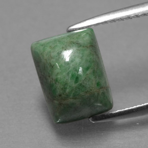 3.11캐럿 천연 그린 마우싯싯, 바게트, 9.3×7 mm, 불투명체