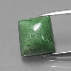 3.67캐럿 천연 그린 마우싯싯, 바게트, 9.3×8.6 mm, 불투명체