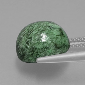 8.55캐럿 천연 녹색 앉아-앉아, 라운드 컷, 불투명체
