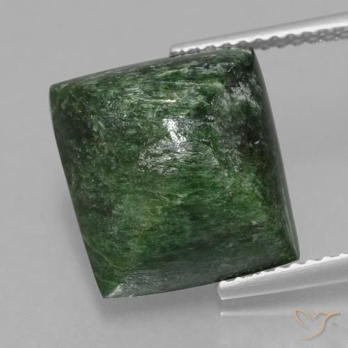 9.44ct 자연스러운 흙빛 녹색 앉아-앉아, 바게트, 불투명체