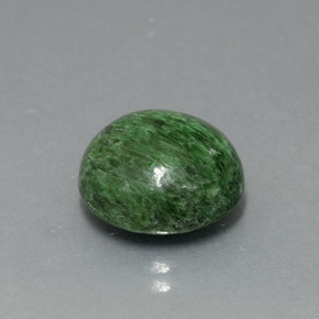 7.38캐럿 천연 그린 마우싯싯, 라운드 컷, 12.47 mm, 불투명체