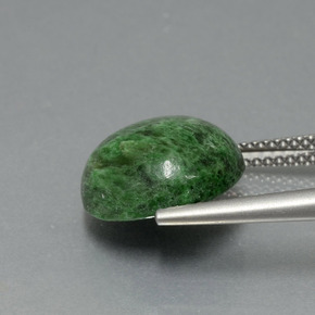 7.38캐럿 천연 그린 마우싯싯, 라운드 컷, 12.47 mm, 불투명체