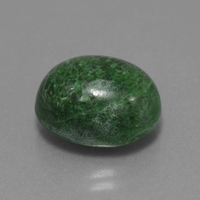 10.35캐럿 천연 그린 마우싯싯, 타원형 컷, 14.2×11.6 mm, 불투명체