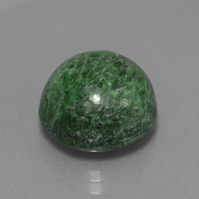 10.81캐럿 천연 그린 마우싯싯, 라운드 컷, 13.37 mm, 불투명체