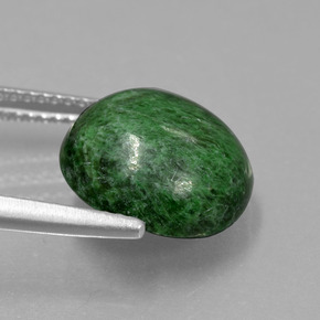 6.40캐럿 천연 그린 마우싯싯, 라운드 컷, 11.84 mm, 불투명체