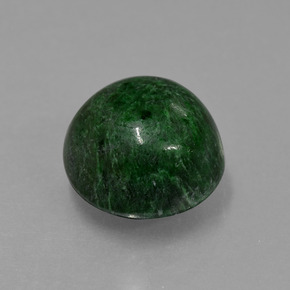 7.24캐럿 천연 그린 마우싯싯, 라운드 컷, 11.00 mm, 불투명체