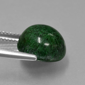 7.24캐럿 천연 그린 마우싯싯, 라운드 컷, 11.00 mm, 불투명체