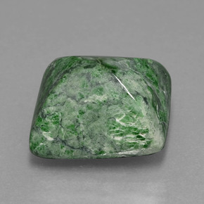 11.56캐럿 천연 그린 마우싯싯, 바게트, 13.2×11.7 mm, 불투명체
