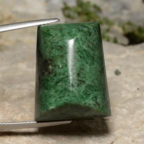 39.21캐럿 천연 그린 마우싯싯, 바게트, 22.1×17.6 mm, 불투명체