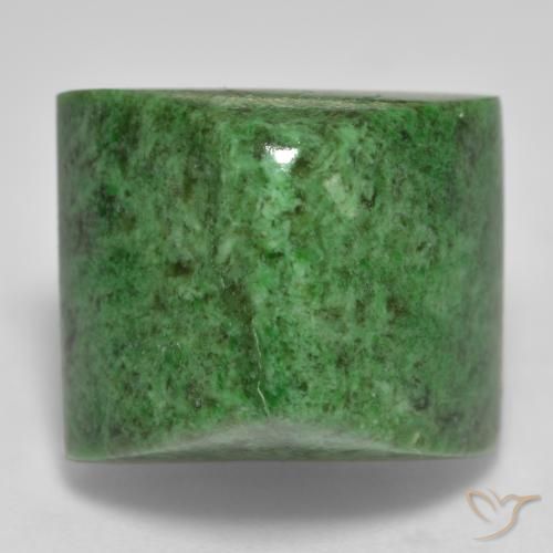 19.43ct 자연스러운 딥그린 앉아-앉아, 바게트, 불투명체