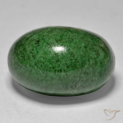 33.52ct 자연스러운 파인 그린 앉아-앉아, 타원형, 불투명체