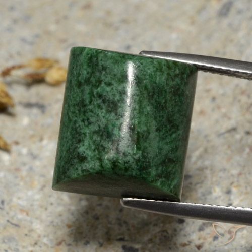 19.76ct 자연스러운 딥그린 앉아-앉아, 바게트, 불투명체