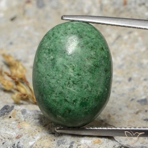 18.63ct 자연스러운 미디엄 그린 앉아-앉아, 타원형, 불투명체