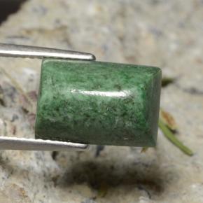 6.79캐럿 천연 미디엄 그린 마우싯싯, 바게트, 12.5×8.6 mm, 불투명체
