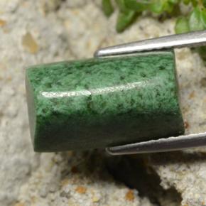 6.52캐럿 천연 그린 마우싯싯, 바게트, 13.3×7.9 mm, 불투명체