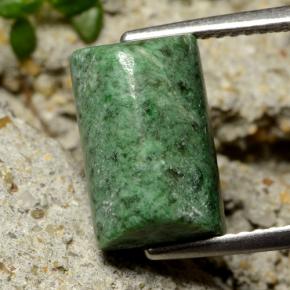 5.85캐럿 천연 그린 마우싯싯, 바게트, 11.8×7.6 mm, 불투명체