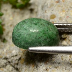 2.89캐럿 천연 그린 마우싯싯, 타원형 컷, 9.8×6.9 mm, 불투명체