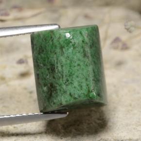 8.92캐럿 천연 옅은 소나무 녹색 마우싯싯, 바게트, 11.2×9.7 mm, 불투명체