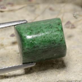 8.92캐럿 천연 옅은 소나무 녹색 마우싯싯, 바게트, 11.2×9.7 mm, 불투명체
