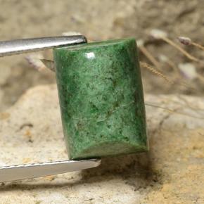 6.77캐럿 천연 딥그린 앉아-앉아, 바게트, 불투명체