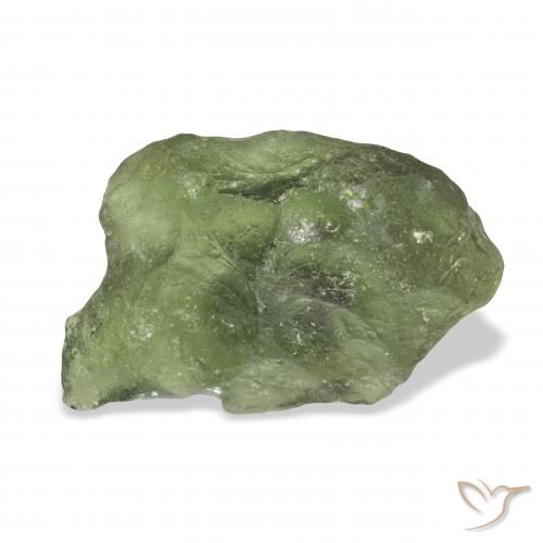 12.24ct 자연스러운 따뜻한 녹색 몰다비테, 팬시한, 투명한