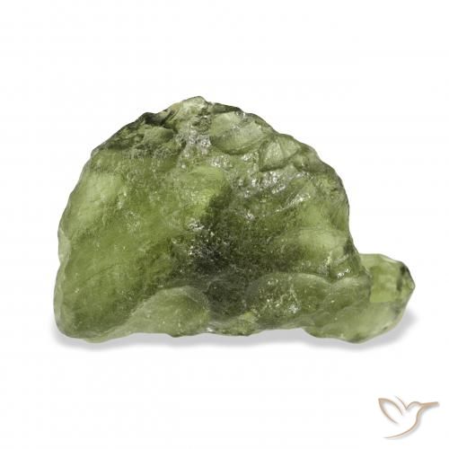 10.77ct 자연스러운 따뜻한 녹색 몰다비테, 팬시한, 투명한