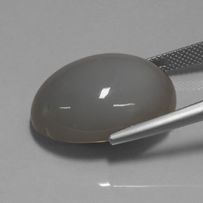 24.44캐럿 천연 연기 월장석, 투명한, 투명/반투명