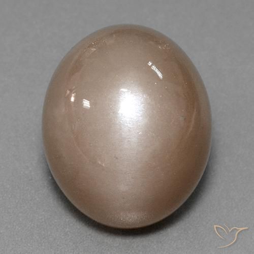 41.53ct 자연스러운 뉴트럴 브라운 월장석, 타원형, 불투명체