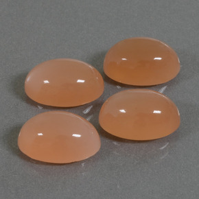 15.19캐럿 천연 라이트 오렌지 문스톤 보석, 타원형 컷, 12×8.1 mm, 투명한