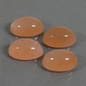 15.19캐럿 천연 라이트 오렌지 문스톤 보석, 타원형 컷, 12×8.1 mm, 투명한