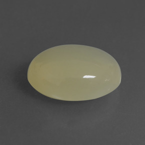 6.67캐럿 천연 미디엄 라이트 브라운 문스톤, 타원형 컷, 14.5×11.3 mm, 투명한