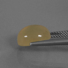 4.40캐럿 천연 주황색 월장석, 타원형 컷, 투명한