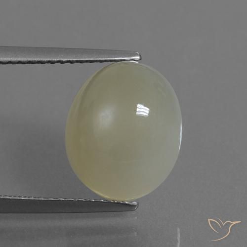 5.44ct 자연스러운 소박 브라운 월장석, 타원형, 투명한