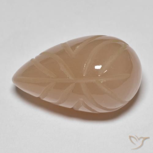 21.25ct 자연스러운 Medium Dark-Orange 월장석, 팬시한, 투명한