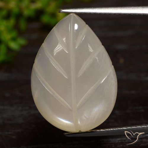 14.13ct 자연스러운 라이트 피넛 브라운 월장석, 팬시한, 투명한