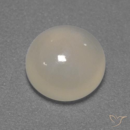 1.48ct 자연스러운 크림 월장석, 둥근, 투명한