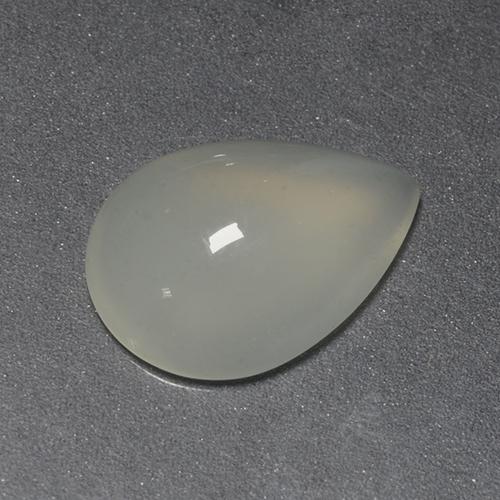 1.43캐럿 천연 라이트 그린 화이트 문스톤, 배 모양, 10×7.3 mm, 투명한