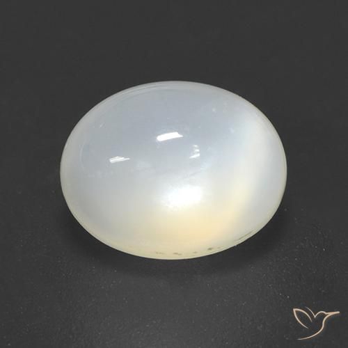 2.20ct 자연스러운 오프 화이트 월장석, 타원형, 투명한