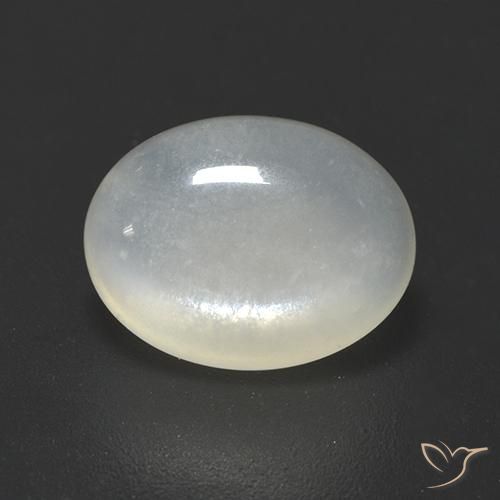 2.31ct 자연스러운 펄 화이트 월장석, 타원형, 투명한