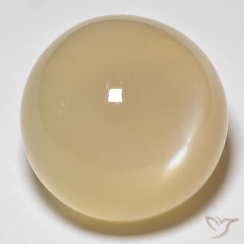 33.80ct 자연스러운 골든 월장석, 둥근, 투명한