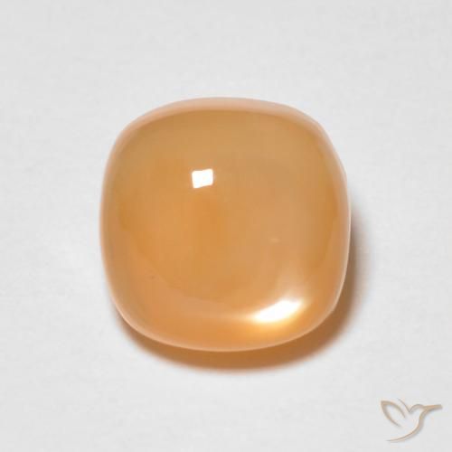 1.74ct 자연스러운 미디엄 오렌지 월장석, 방석, 투명한