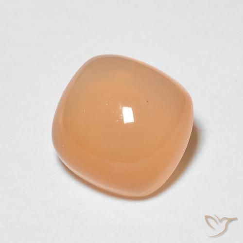 1.56캐럿 천연 Medium Light-Orange 월장석, 방석, 투명한