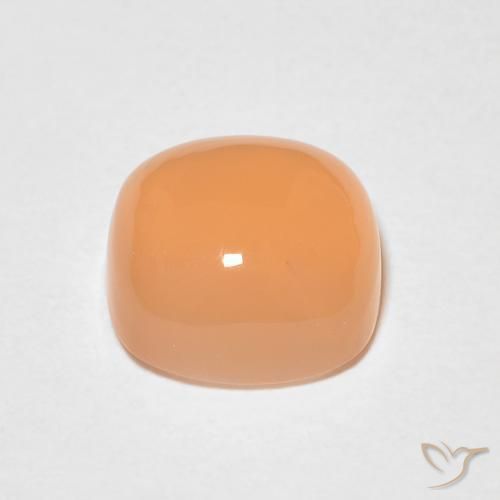 1.56캐럿 천연 Medium Light-Orange 월장석, 방석, 투명한