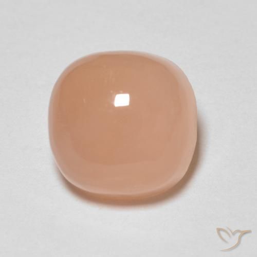 1.92ct 자연스러운 피치 오렌지 월장석, 방석, 투명한