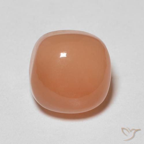1.90ct 자연스러운 라이트 오렌지 월장석, 방석, 투명한