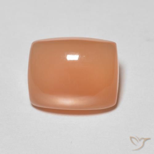 2.13ct 자연스러운 미디엄 오렌지 월장석, 방석, 투명한
