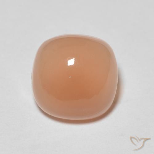 2.12ct 자연스러운 피치 오렌지 월장석, 방석, 투명한